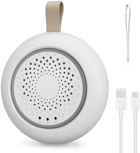 Portable White Noise Machine with Night Light Machine for Baby Ad...