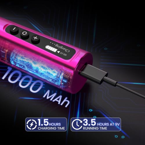 Image of Wormhole Tattoo Cordless Tattoo Gun Machine Kit for Female Tattooists