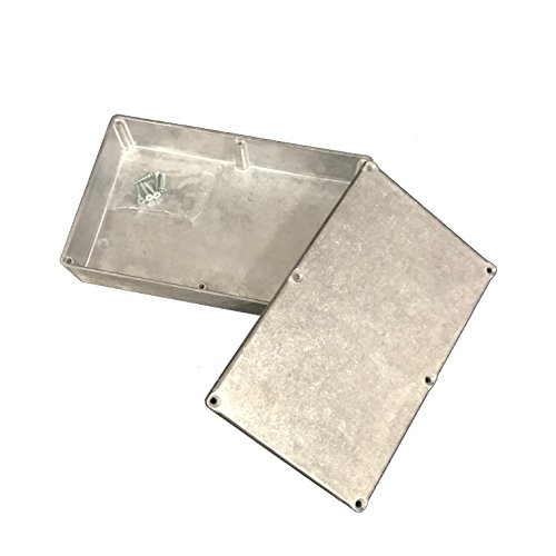 Bud Industries Cu-477 Aluminum Econobox – Corrosion Resistant, Abs Electric Enclosure 7.39" L X 4.7" W X 1.5" H, Natural #TOP3
