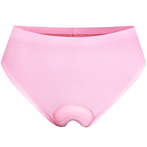NOOYME Women Bike Underwear Gel 3D Padded Printed Design Bicycle Briefs Cycling Underwear