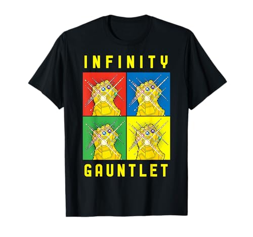 T-Shirt Marvel Avengers Infinity Gauntlet vêtement mode geek pour homme