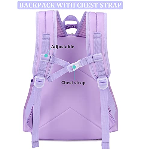 Jianya Backpack For Girls Preschool Kindergarten Bookbag Kids School Backpack With Lunch Box Lightweight #TOP2