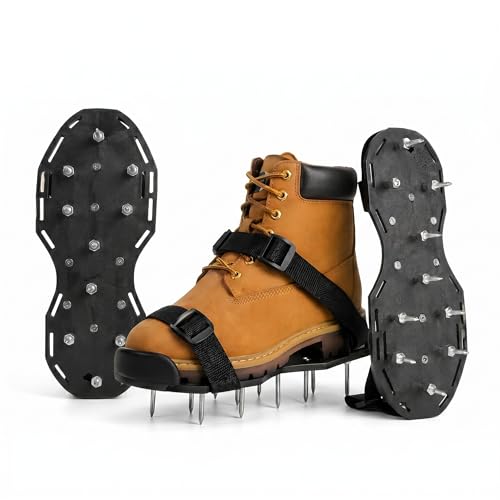 Zapatos Aireadores para Césped con Correas de Acero Inoxidable miniatura 1