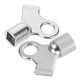 iplusmile 2piezas Para Radiador Herramienta De Purgado De Válvula De Aire De Plomería Para Ventilar Radiadores Agujero Accesorios De Calefacción Versátiles