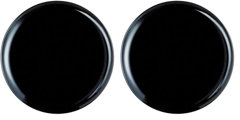 Luminarc Friends Time Plato Pizza Vidrio 32cm Negro (Paquete de 2)