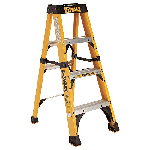 DeWalt Type IAA 375lb Rated FG Stepladder 4' DXL3410-04