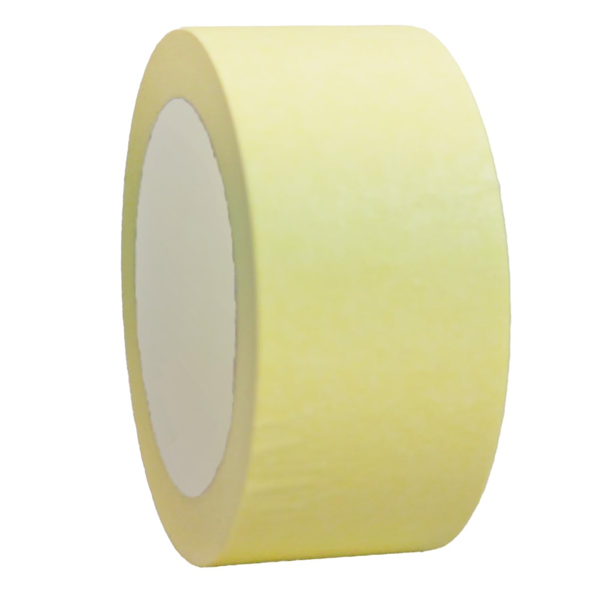 TECPLAST Lot de 18 Rubans de masquage 50 mm x 50 m jusqu'à 80° - Adhésif de masquage jaune pour la peinture