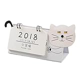 calendario de escritorio 2018 para imprimir pdf Material: papel kraft; Durable