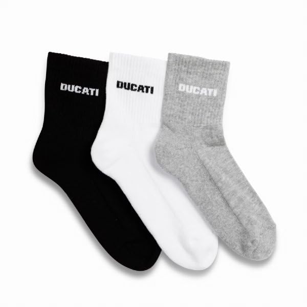 Ducati Fitness Chaussettes 3er-Pack Taille 43-46