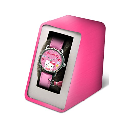 Kid Licensing- RELOJ ANALOGICO Coral Hello Kitty Montre d'apprentissage, HK50039, Multicolore