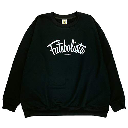 LUZeSOMBRA(ルースイソンブラ) FUTEBOLISTA CREW SWEAT L1211152 Lサイズ ブラック
