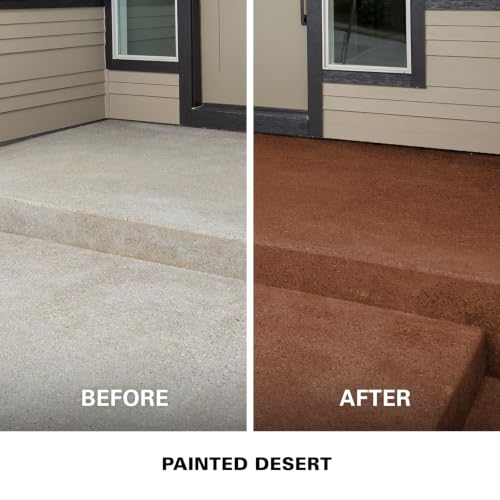KILZ Semi-Transparent Decorative Concrete Stain, Painted Desert, 1 Gallon miniatura 4