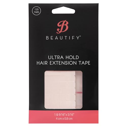 Walker Tape Ultra Hold Hair Extension Tape Tabs, Strong Double Sided Hair Tape for Tape in Hair Extensions Human Hair, Wig Tape Replacement Tabs for Tape Ins and Hair Extension Tape Systems 120 Pieces
