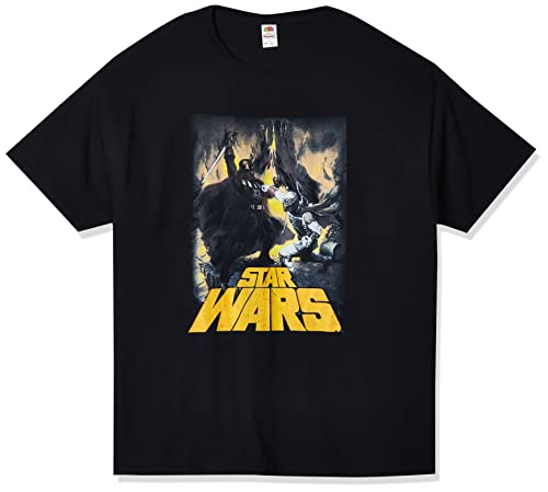 T-shirt Star Wars Vader vs Boba en coton respirant imprimé haute résistance pour homme