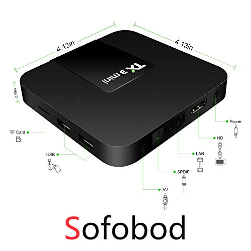 TX3 Mini+ Android 11.0 Upgraded Smart TV Box Android streaming mediaspeler/4K tv-box met Amlogic S905W2 Quad-Core chipset, 64-bits 2 GB / 16 GB, WiFi, 4K HD, H.265 - Afbeelding 3