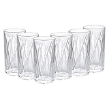 Jogo de 6 copos altos Forest em cristal ecológico 350ml A15cm