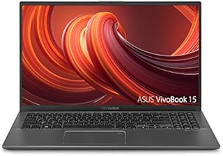 ASUS VivoBook 15 Thin and Light Laptop, 15.6” FHD Display, Intel i3-1005G1 CPU, 8GB RAM, 128GB SSD, Backlit Keyboard, Fingerprint, Windows 10 Home in S Mode, Slate Gray, F512JA-AS34
