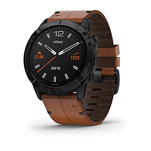 Garmin fenix 6X Sapphire, Premium Multisport GPS Watch, Features Mapping,...