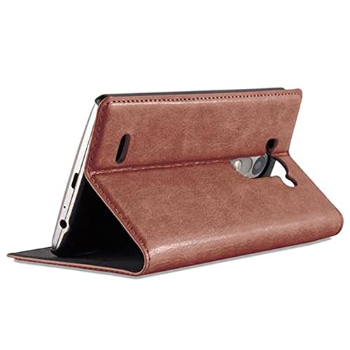 Cadorabo Book Case Compatible With Lg G3 In Cappuccino Brown - With Magnetic Closure, Stand Function And Card Slot - Wallet Etui Cover Pouch Pu Leather Flip #TOP7