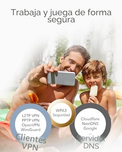 Miniatura 7 de Cudy Ac1200 Gigabit Sistema Wifi De Malla Completa, Banda Dual, Extensor Wifi, Puertos Gigabit, Antenas De Alta Ganancia, Vpn, Cloudflare, Conecta Hasta 100 Dispositivos, M1300 1 Paquete
