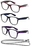 Big Frame Reading Glasses Men Women Comfortable Stylish Simple Reading Glasses