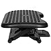 Version 2019 Under Desk Foot Rest & Adjustable Footrest - Ergonomic Footrest for Desk Soothes Your Tired & Achy Feet - Office Foot Rest Under Desk with Foot Massager (Charcoal Grey) - Best Footrests