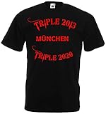 Fruit of the Loom Textilie World of Shirt München Mia San T-Shirt Herren Ultras