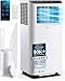 Pro Breeze 12000 BTU Mobile Klimaanlage (Räume bis 50㎡) – Klimaanlage mobil mit App-Steuerung, Timer & LED-Display – inkl. Fensterabdichtung & Abluftschlauch – Mobiles Klimagerät für Zuhause & Büro