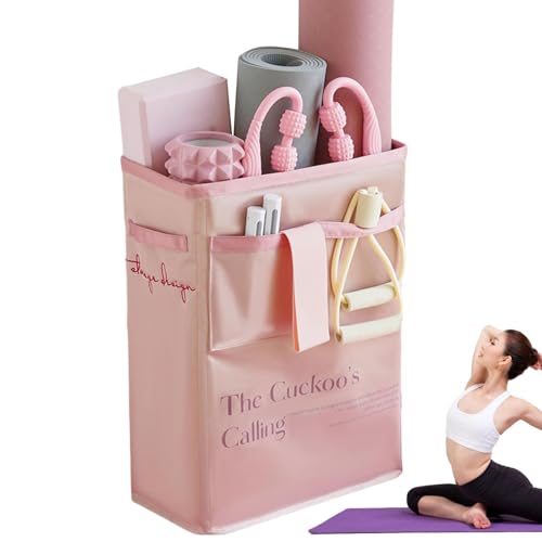 Organisateur d'équipement de gymnastique à domicile avec support tapis de yoga