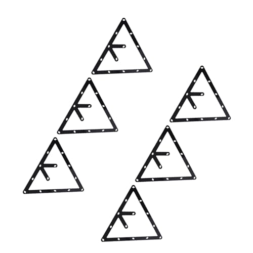 6Pcs Billiard Positioning Paper Non Slip Adhesive Sheet for Chinese Black 8 Ball with Flat & NonInterfering Design Durable Premium Material2