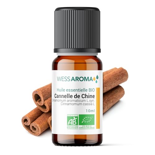 Huile Essentielle BIO de Cannelle de Chine 10ML - Certifiée