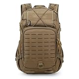 Mardingtop Small Military Tactical Backpack for Men,25L Molle Cordura Backpack for Hiking,Camping,Rucking