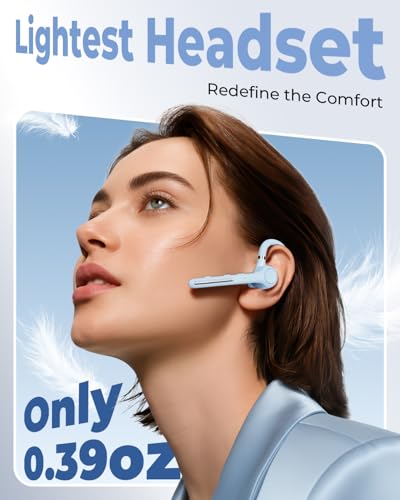 Ngsod Bluetooth Headset V5.4,USB Dongle Wireless Earpiece with Mic for Work - image 3