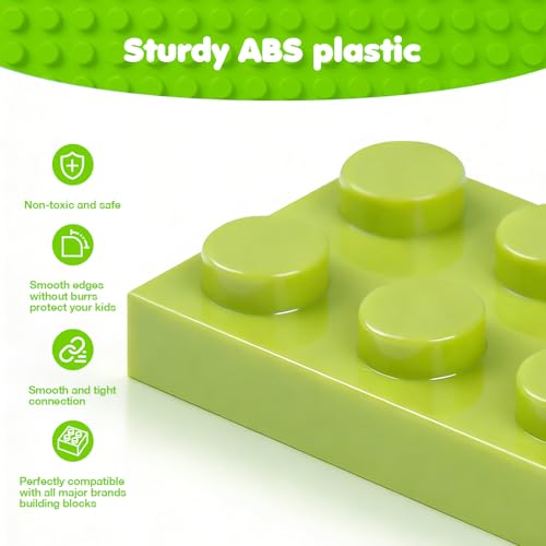 Lekebaby 500PCS Classic Building Bricks Kit - Boys Gift Basic Brick Set for Kids Creative Play, Basic Bulk Building Blocks Compatible with All Major Brands, Educational Toy for 6 Years Old and Up — view 4
