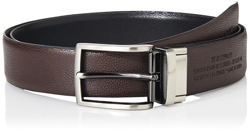 Image of Peter England Men's Reversible Leather Belt & Leather Wallet Combo - Premium Set