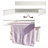 ✔ SE PUEDE UTILIZAR EN CUALQIER LUGAR – El tendedero de pared Homestic se puede utilizar de forma universal en diferentes lugares. Seca tu ropa a partir de ahora en cualquier lugar, como en el dormitorio, en el balcón, en el jardín o en la caravana cuando viajas