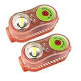 LEDジャケットライフライト - フローティングストロボLEDウォーターライト2個、水で作動する超高輝度安全ストロボライトは救命胴衣やジャケットに簡単に取り付けられ、視認性が向上します。
