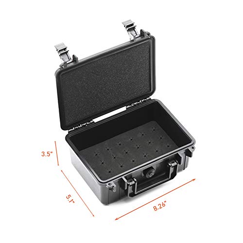 Huntcool Archery Broadhead Case Hunting Accessory Abs Waterproof Ammo Storage Box Holds 28 Broadheads (Case Only) #TOP3
