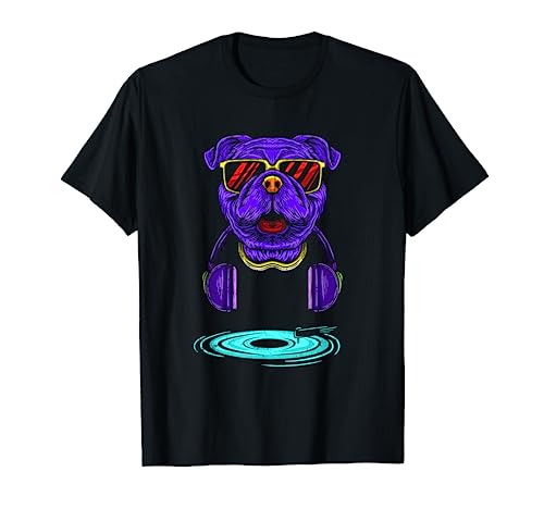 Camiseta DJ para hombre Graphic Techno Discjockey Disc Jockey Boy Camiseta