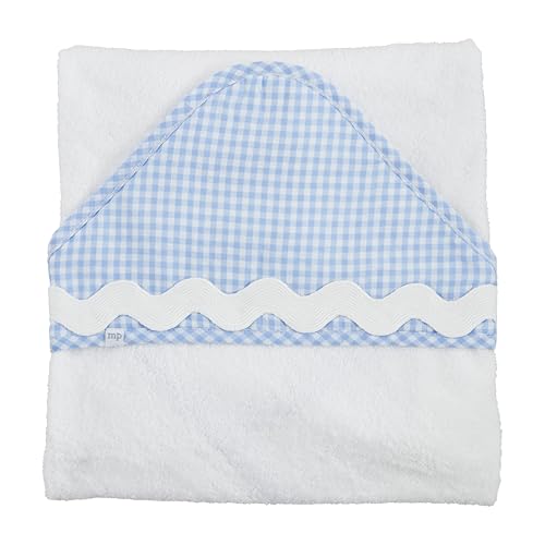Mud Pie Children's Blue Gingham Hooded Towel by Mud Pie - Used condition - US$21.85