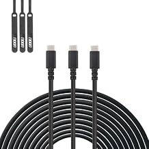 3A USB C to Type C Cable 3 Pack 3.28ft USB PD Fast Charging Cord for MacBook, Samsung Galaxy A20 A51 A71 S10 S20, LG V20 V30 V40, Other USB C Android Devices Cable