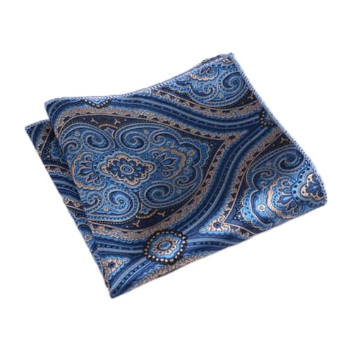 UOYHBTA Fashion Vintage Men Handkerchief Floral Print Pocket Square Chest Towel Suit Accessories Man