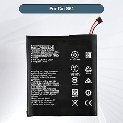 Replacement Battery APP00262 Battery Compatible with Caterpillar Cat S61 with Tools