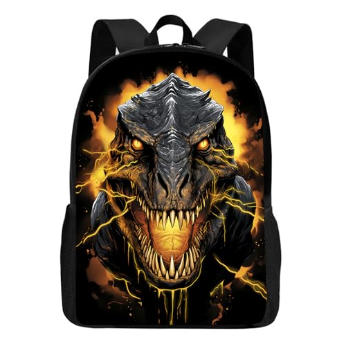 Huke Dinosaur Backpack Boys Girls, Cool Dino Backpack,
