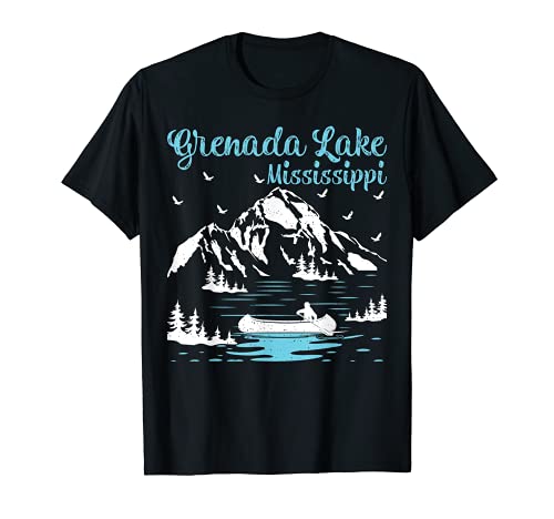 Summer Vacation Retro Grenada Mississippi Lake T-Shirt Summer Vacation Retro Grenada Mississippi Lake T-Shirt