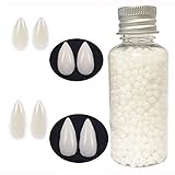 TsaoNyMa Halloween Vampir Fangs Kit (2 Harz + 2 Nachts leuchten) Vampirzähne (15mm+17mm) Custom Fangs Vampire Zähne Gefälschte Zahnersatz für DIY Cosplay Requisiten Halloween Party Dress Up Mottoparty