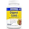 Enzymedica Digest Gold + ATPro, Maximum Strength Digestive Enzymes, Helps Digest Large Meals for Instant Bloating Relief, 45 Count