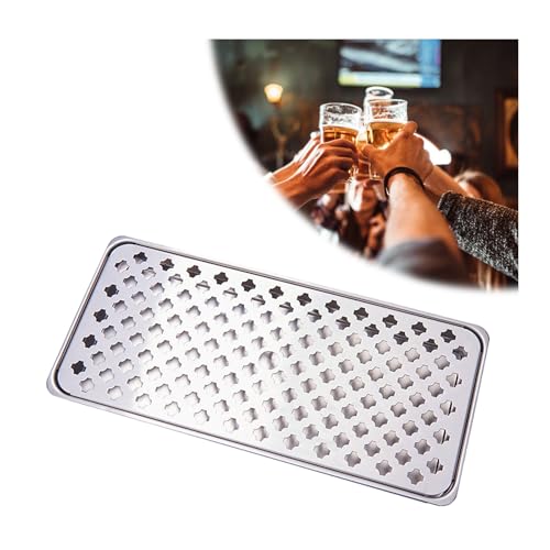 Bac d'égouttage pour distributeurs de boissons en acier inoxydable de comptoir 40cm