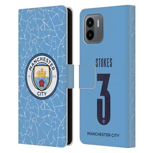 Head Case Designs Officially Licensed Manchester City Man City FC Demi Stokes 2020/21 Women's Home Kit Group 1 Leather Book Wallet Case Cover Compatible with Xiaomi Redmi A2