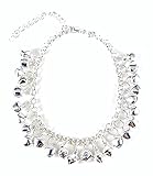 Artist Unknown silver jingle bells adjustable anklet ankle bracelet belly dancer 8-10 inches long silver bell anklet Very Jingly